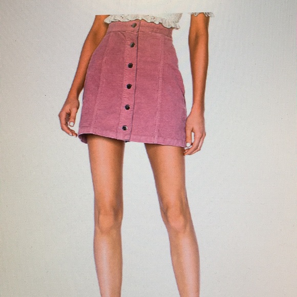 rag & bone Dresses & Skirts - Rag & Bone mauve corduroy skirt.